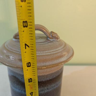 Handmade Pottery Sugar Container (K)