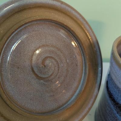 Handmade Pottery Sugar Container (K)