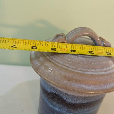 Handmade Pottery Sugar Container (K)