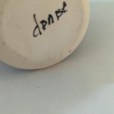 Handmade Pottery Vessels Signed (K)