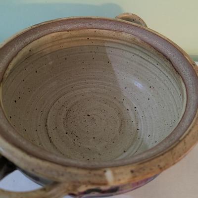 Handmade Studio Pottery Lidded Dish Casserole Dish (K)