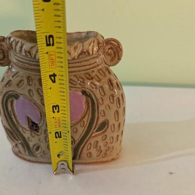Handmade Studio Pottery Signed (K)