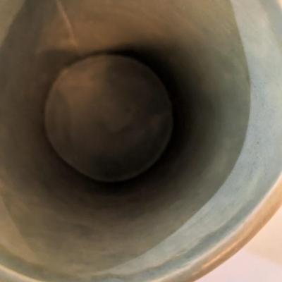 Handmade Pottery Vessel Signed (K)
