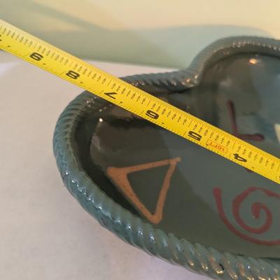 Handmade Pottery Heart Trinket Bowls (K)
