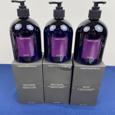 Twentynine Palms 3 Piece Set Shampoo, Conditioner