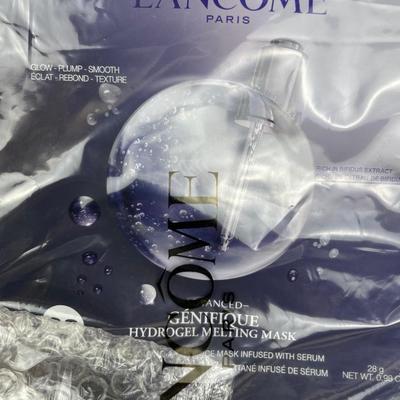 New Lancôme 7 Piece Beauty Set with Genifique Hydrogel Melting Mask