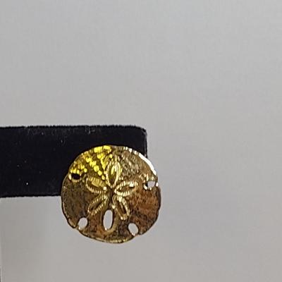 14 Karat Yellow Gold Post Earrings- Approx Total Weight 5.6 Grams (#38)