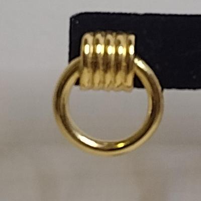 14 Karat Yellow Gold Post Earrings- Approx Total Weight 1.7 Grams (#39)