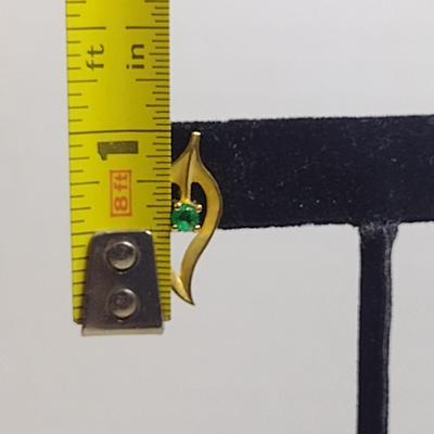 14 Karat Yellow Gold and Gemstone Post Earrings- Approx Total Weight 4.3 Grams (#40)