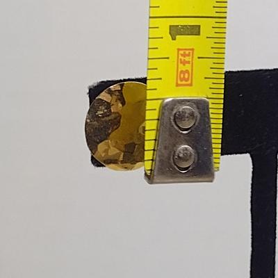 14 Karat Plumb Yellow Gold Post Earrings- Approx Total Weight 1.0 Grams (#45)