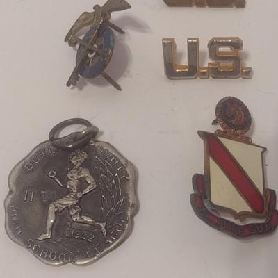 Collection of Antique Military and Track and Field Medals