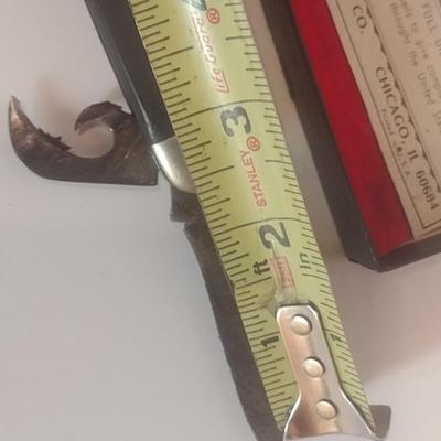 Vintage Sears Craftsman 1927-1977 Anniversary Pocket Knife with Original Box Used Condition