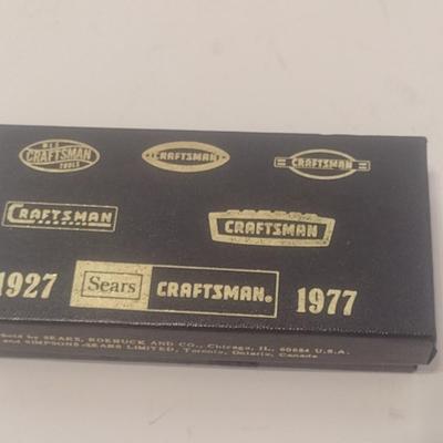 Vintage Sears Craftsman 1927-1977 Anniversary Pocket Knife with Original Box Used Condition
