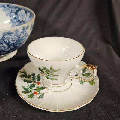 Lot of Misc. Antique Items Including Teacups & Saucers
