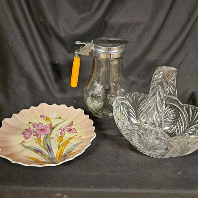 Lot of Misc. Antique Items Including MCM Juice Pitcher