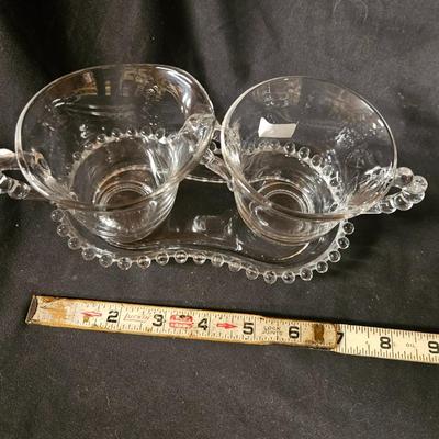 Lot of Misc. Antique Items Including Milk Glass Trinket Dish