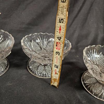 Lot of Misc. Antique Items Including Dessert Dishes