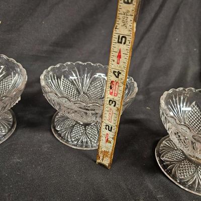 Lot of Misc. Antique Items Including Dessert Dishes