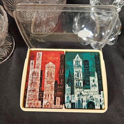 Lot of Misc. Antique Items Including Dessert Dishes