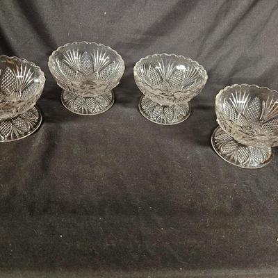 Lot of Misc. Antique Items Including Dessert Dishes