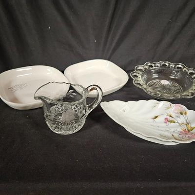 Lot of Misc Antique Items Including Set of 2 American Airline Pfaltzgraff Plates