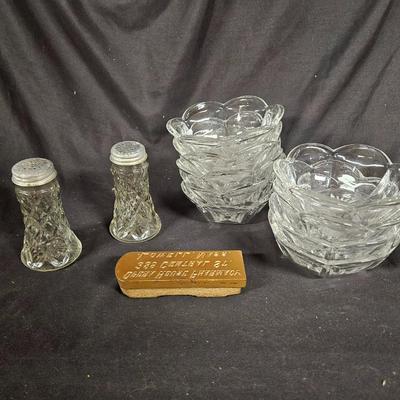 Lot of Misc. Antique Items Including Glass Bottle Printing Slug