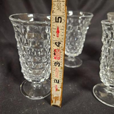 Lot of 7 Fostoria American Juice Glasses