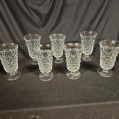 Lot of 7 Fostoria American Juice Glasses