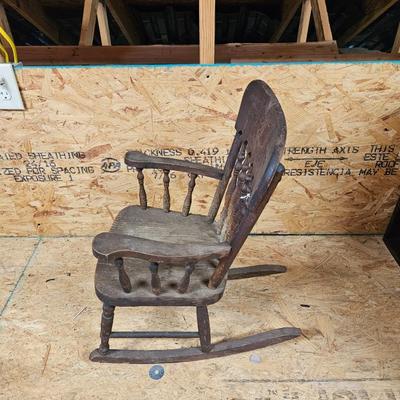 Antique Children's Rocker