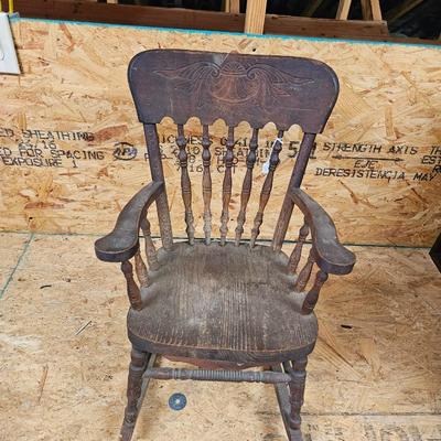 Antique Children's Rocker