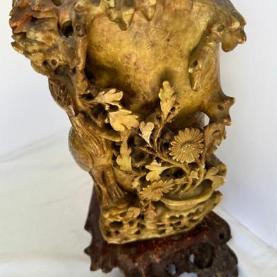 Carved Chinese Stone Vase
