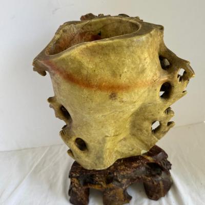 Carved Chinese Stone Vase