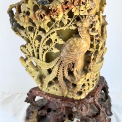 Carved Chinese Stone Vase