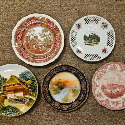 Lot of 5 Decorative Plates Including Nippon