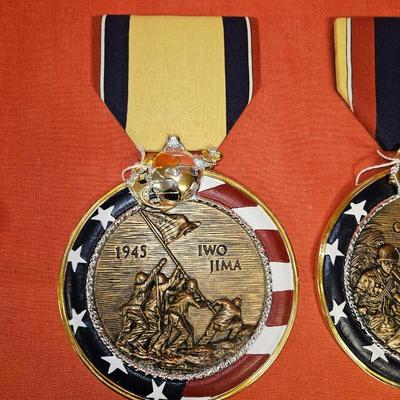 Set of 2 Bradford Exchange Medals of Valor