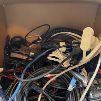 Sale Photo Thumbnail #1038: Audio Visual and Computer. Cords and connectors. USED! 