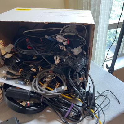 Sale Photo Thumbnail #1037: Audio Visual and Computer. Cords and connectors. USED! 