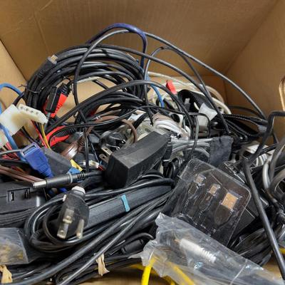 Sale Photo Thumbnail #1042: Audio Visual and Computer. Cords and connectors. USED! 
