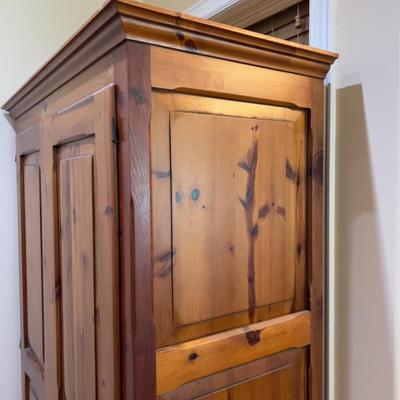 Sale Photo Thumbnail #1118: Could add a bar and use as a closet. Measures 40 X 21 X 73" Tall 