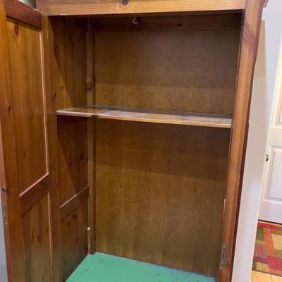 Sale Photo Thumbnail #1119: Could add a bar and use as a closet. Measures 40 X 21 X 73" Tall 