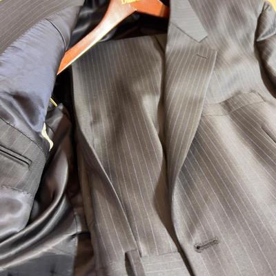 Sale Photo Thumbnail #1212: Hugo Boss and Dillard's Blue Slacks are 38,  Jackets mL & XL On Good Wearable Condition.  