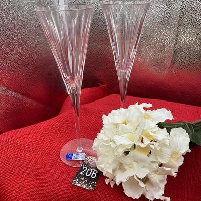Crystal Champagne Flutes