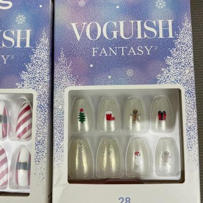 KISS Voguish Fantasy Holiday Nails 3 Sets