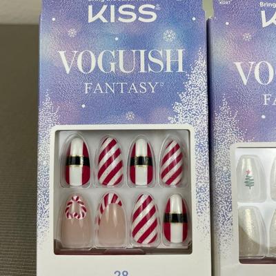 KISS Voguish Fantasy Holiday Nails 3 Sets