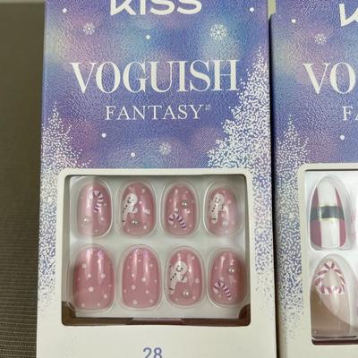 KISS Voguish Fantasy Holiday Nails 3 Sets