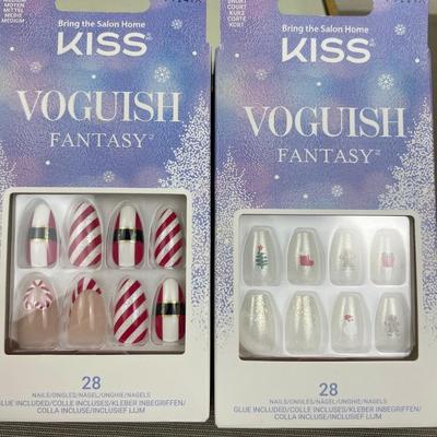 KISS Voguish Fantasy Holiday Nails 3 Sets