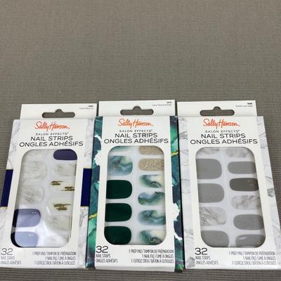 Sally Hanson Nail Strips 3 Sets