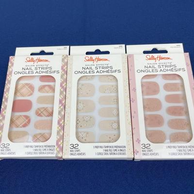 Sally Hanson Nail Strips 3 Sets