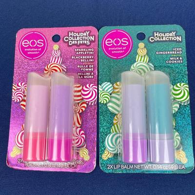 EOS Holiday Lip Balms 2 Packs