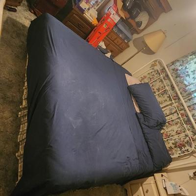 King size bed and frame